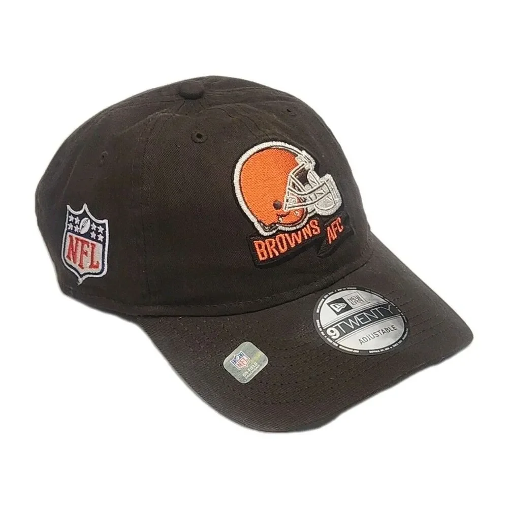 Cleveland Browns Hat Cap NFL Football AFC Adjustable New Era 9Twenty Brown NEW